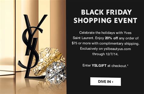 does ysl go on sale on black friday|YSL black friday deal.